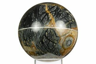 Polished Picasso Marble Sphere - Utah #308641