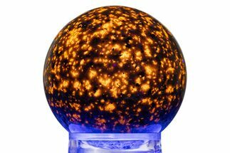 Highly Fluorescent Yooperlite Sphere - Michigan #308658