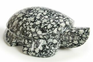 Carved Chinese Writing Rock Turtle - BC Canada #308663