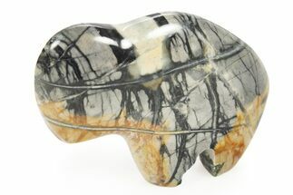 Polished Picasso Marble Bison - Utah #308669