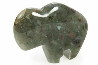 Polished Seftonite (Bloodstone/Heliotrope) Bison - Africa #308678