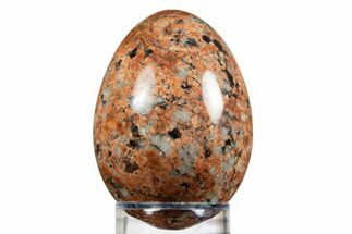 Polished Red Granite Egg - Arizona #308778