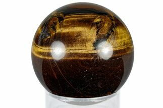 Polished Tiger's Eye Sphere - Top Quality #309004