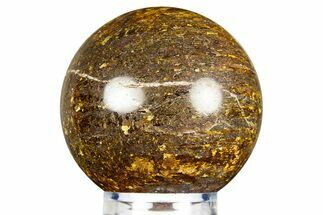 Golden Amphibolite Sphere - Western Australia #309152