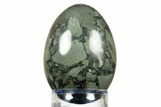 Polished Green Brecciated Dolomite Egg - Michigan #309102