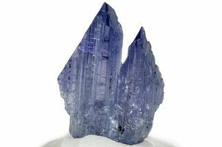 Brilliant Blue-Violet Tanzanite Crystal -Merelani Hills, Tanzania #309437