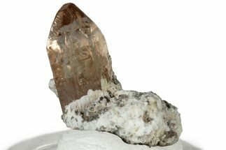 Lustrous Champagne Topaz Crystal - Utah #309261