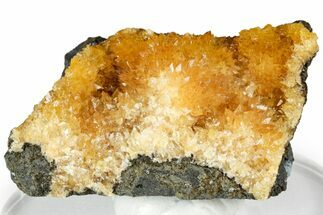 Intense Orange Calcite Crystal Cluster - Poland #311630