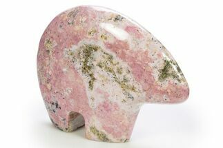 Polished Pink Rhodonite Bear - Colorado #311516