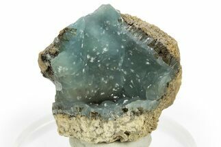 Chatoyant Blue Botryoidal Hemimorphite - Republic of the Congo #312458