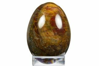 Polished Agate/Jasper Egg - Australia #312704