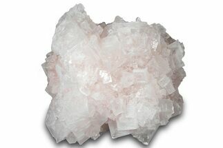 Pink Halite Crystal Cluster - Trona, California #314159