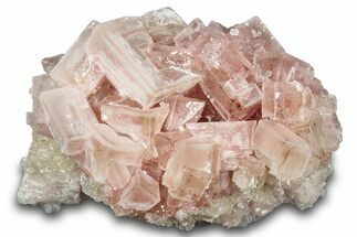 Pink Halite Crystal Cluster - Trona, California #314170