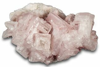 Pink Halite Crystal Cluster - Trona, California #314179