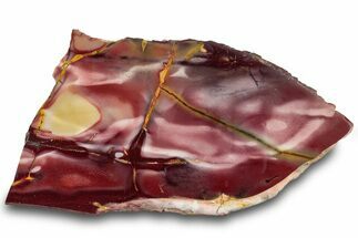 Vibrant Polished Mookaite Jasper Slice - Australia #314287