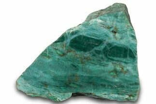 Polished Green Magneprase Section - Western Australia #314388