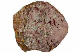 Polished Brecciated Chert Slab - Australia #314676