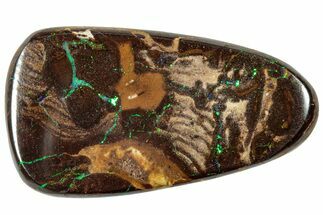Colorful Polished Boulder Opal Specimen - Queensland, Australia #314790