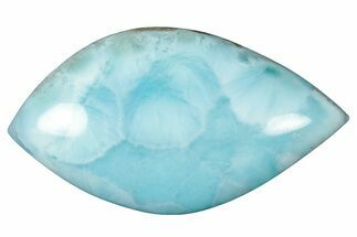 Polished Larimar Cabochon - Dominican Republic #315208