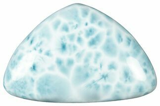 Polished Larimar Cabochon - Dominican Republic #315211