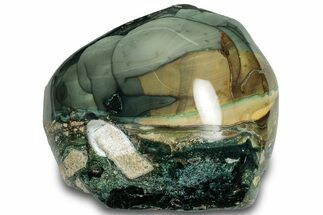 Polished Section of Blue Mountain Jasper - Oregon #316133