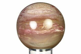 Colorful Petrified Wood (Araucaria) Sphere - Madagascar #317314