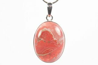 Rhodochrosite Pendant (Necklace) - Sterling Silver #317606