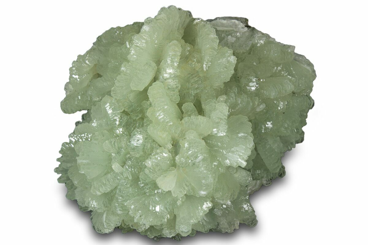 Sparkly, Green Prehnite Crystals - Morocco #317177