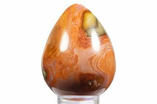 Polished Polychrome Jasper Egg - Madagascar #318237