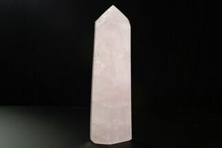 Polished Rose Quartz Tower - Madagascar #318481