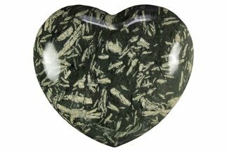 Polished Chinese Writing Rock Heart - California #311962