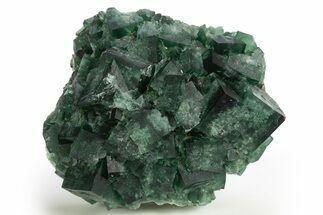 Fluorescent Green Fluorite Cluster - Diana Maria Mine, England #318824