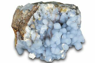 Blue Chalcedony Pseudomorph After Anhydrite - Peru #318803