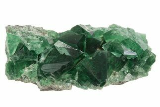 Fluorescent Green Fluorite Cluster - Diana Maria Mine, England #319132