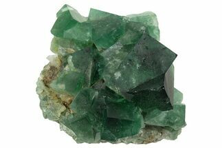 Fluorescent Green Fluorite Cluster - Diana Maria Mine, England #319143