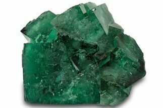 Fluorescent Green Fluorite Cluster - Diana Maria Mine, England #319267