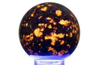 Fluorescent Polished Sodalite-Syenite Sphere - China #319384
