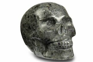 Fluorescent Polished Sodalite-Syenite Skull - China #319808