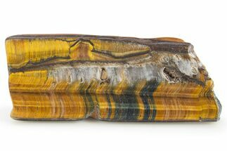 Polished Blue & Orange Tiger's Eye Slab - South Africa #320061