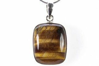 Tiger's Eye Pendant (Necklace) - Sterling Silver #321571