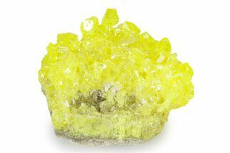 Bright-Yellow Sulfur Crystals - Bolivia #322539
