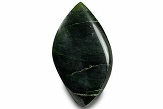 Polished Jade (Nephrite) Flame - Afghanistan #323270