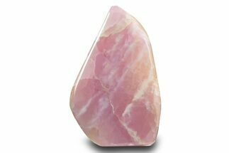 Vibrant, Free-Standing Polished Pink Calcite - Pakistan #323378
