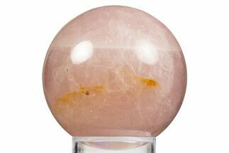 Polished Rose Quartz Sphere - Madagascar #323580