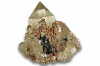 Smoky Citrine Crystal Cluster - Luena, DR Congo #324404