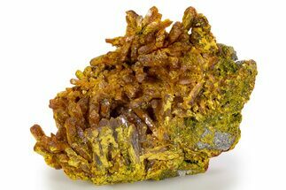 Vibrant Orpiment Crystal Cluster - China #324454