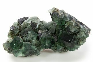 Fluorescent Green Fluorite Cluster - Diana Maria Mine, England #324356