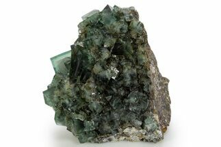 Fluorescent Green Fluorite Cluster - Diana Maria Mine, England #324358