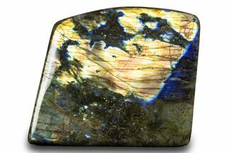 Flashy, Free-Standing Polished Labradorite - Madagascar #325173