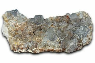 Blue Cubic Fluorite Crystals on Quartz - New Mexico #326175